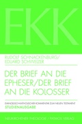 Cover: Der Brief an die Epheser / Der Brief an die Kolosser, EKK X + XII - Vandenhoeck & Ruprecht