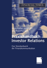 Abbildung von: Praxishandbuch Investor Relations - Springer Gabler