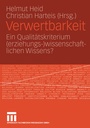 Cover: Verwertbarkeit - VS Verlag für Sozialwissenschaften
