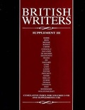 Cover: British Writers: James M. Barrie to Mary Wollstonecraft Supplement III - Charles Scribner's Sons