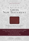 Cover: A Reader's Greek New Testament - Zondervan Academic