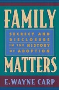 Enlarge image Cover: Family Matters - Harvard University Press