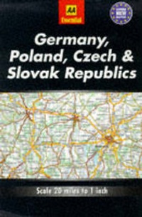 Abbildung von: Essential Road Map Germany, Poland, Czech and Slovak Republics - Automobile Association