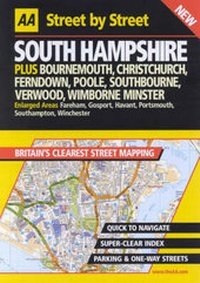 Abbildung von: AA Street by Street Hampshire, South - Automobile Association