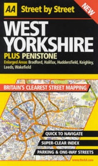 Abbildung von: AA Street by Street Yorkshire, West - Automobile Association