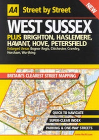 Abbildung von: AA Street by Street Sussex, West - Automobile Association