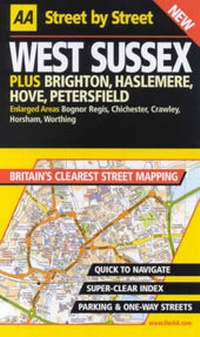 Abbildung von: AA Street by Street Sussex, West - Automobile Association