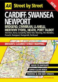 Abbildung von: AA Street by Street Cardiff, Swansea, Newport - Automobile Association