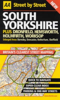 Abbildung von: AA Street by Street Yorkshire, South - Automobile Association