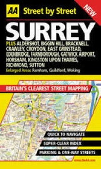 Abbildung von: AA Street by Street Surrey - Automobile Association