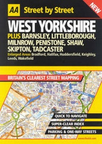 Abbildung von: AA Street by Street Yorkshire, West - Automobile Association