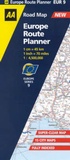 Cover: Europe Route Planner Map - Automobile Association