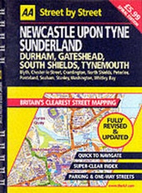Abbildung von: AA Street by Street Newcastle upon Tyne, Sunderland: Midi - Automobile Association