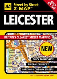 Abbildung von: AA Street by Street Z-Map Leicester - Automobile Association