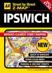 Abbildung von: AA Street by Street Z-map Ipswich - Automobile Association