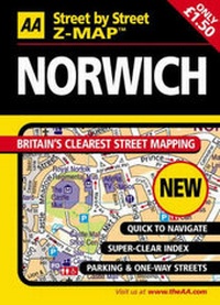 Abbildung von: AA Street by Street Z-map Norwich - Automobile Association
