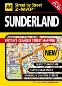 Abbildung von: AA Street by Street Z-Map Sunderland - Automobile Association