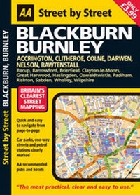 Abbildung von: AA Street by Street Blackburn, Burnley: Midi - Automobile Association