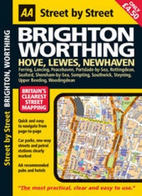 Abbildung von: AA Street by Street Brighton, Worthing: Midi - Automobile Association