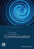 Cover: The Concise Encyclopedia of Communication - Wiley-Blackwell