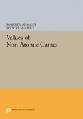 Cover: Values of Non-Atomic Games - Princeton University Press