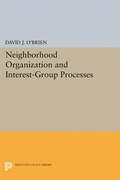 Cover: Neighborhood Organization and Interest-Group Processes - Princeton University Press