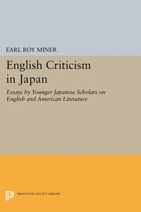 Enlarge image Cover: English Criticism in Japan - Princeton University Press