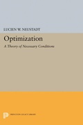 Cover: Optimization - Princeton University Press