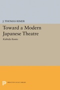 Cover: Toward a Modern Japanese Theatre - Princeton University Press