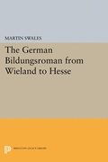 Cover: The German Bildungsroman from Wieland to Hesse - Princeton University Press