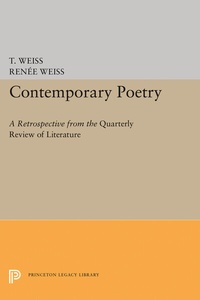 Enlarge image Cover: Contemporary Poetry - Princeton University Press