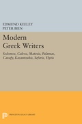Cover: Modern Greek Writers - Princeton University Press