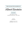 Cover: The Collected Papers of Albert Einstein, Volume 5 (English) - Princeton University Press
