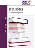 Cover: RRC STEP Note: Quality Management - RRC Publishing
