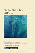 Cover: Core Tax Annual: Capital Gains Tax 2015/16 - Bloomsbury Professional