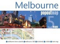 Abbildung von: Melbourne PopOut Map - PopOut Maps