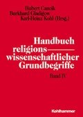 Cover: Handbuch religionswissenschaftlicher Grundbegriffe - Kohlhammer