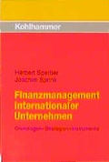 Cover: Finanzmanagement internationaler Unternehmen - Kohlhammer