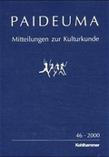 Cover: Paideuma / Paideuma. Mitteilungen zur Kulturkunde - Kohlhammer