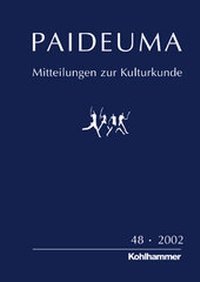 Enlarge image Cover: Paideuma - Kohlhammer