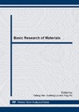 Cover: Basic Research of Materials - Trans Tech Publications Ltd