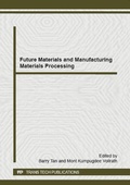 Cover: Future Materials and Manufacturing Materials Processing - Trans Tech Publications Ltd
