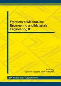 Enlarge image Cover: Frontiers of Mechanical Engineering and Materials Engineering III - Trans Tech Publications Ltd