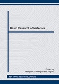 Cover: Basic Research of Materials - Trans Tech Publications Ltd