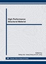 Cover: High Performance Structural Material - Trans Tech Publications Ltd