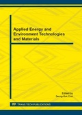 Cover: Applied Energy and Environment Technologies and Materials - Trans Tech Publications Ltd