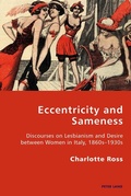 Cover: Eccentricity and Sameness - Peter Lang Verlag