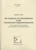 Cover: Der Ausdruck von Sinnrelationen in der franz&ouml;sischen Gegenwartssprache - Egert, G