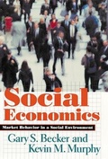 Cover: Social Economics - The Belknap Press