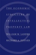 Cover: The Economic Structure of Intellectual Property Law - The Belknap Press